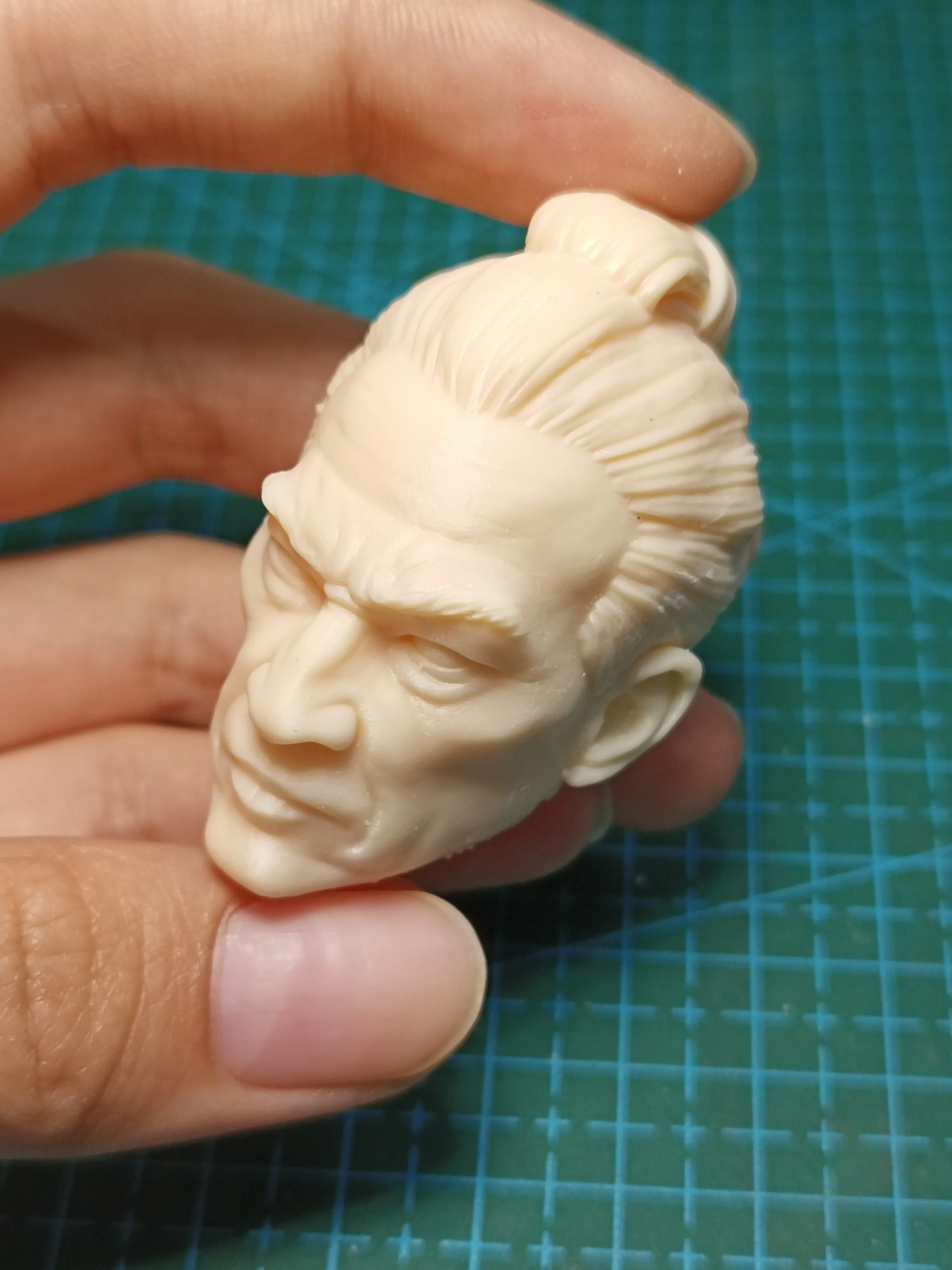 

Древний японский самурай, неокрашенный актор, масштаб 1/6, скульптура головы, древние солдаты, модель с 3D-принтом для 12-дюймовой экшн-фигурки, игрушки