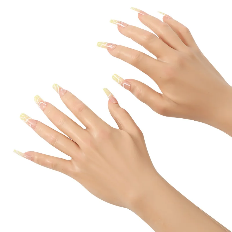 

Artificial Simulated Skin Cover Scars Silicone Hand Sleeve Glove for Female Scar Hiding Halloween Props Cosplay Crossdressing