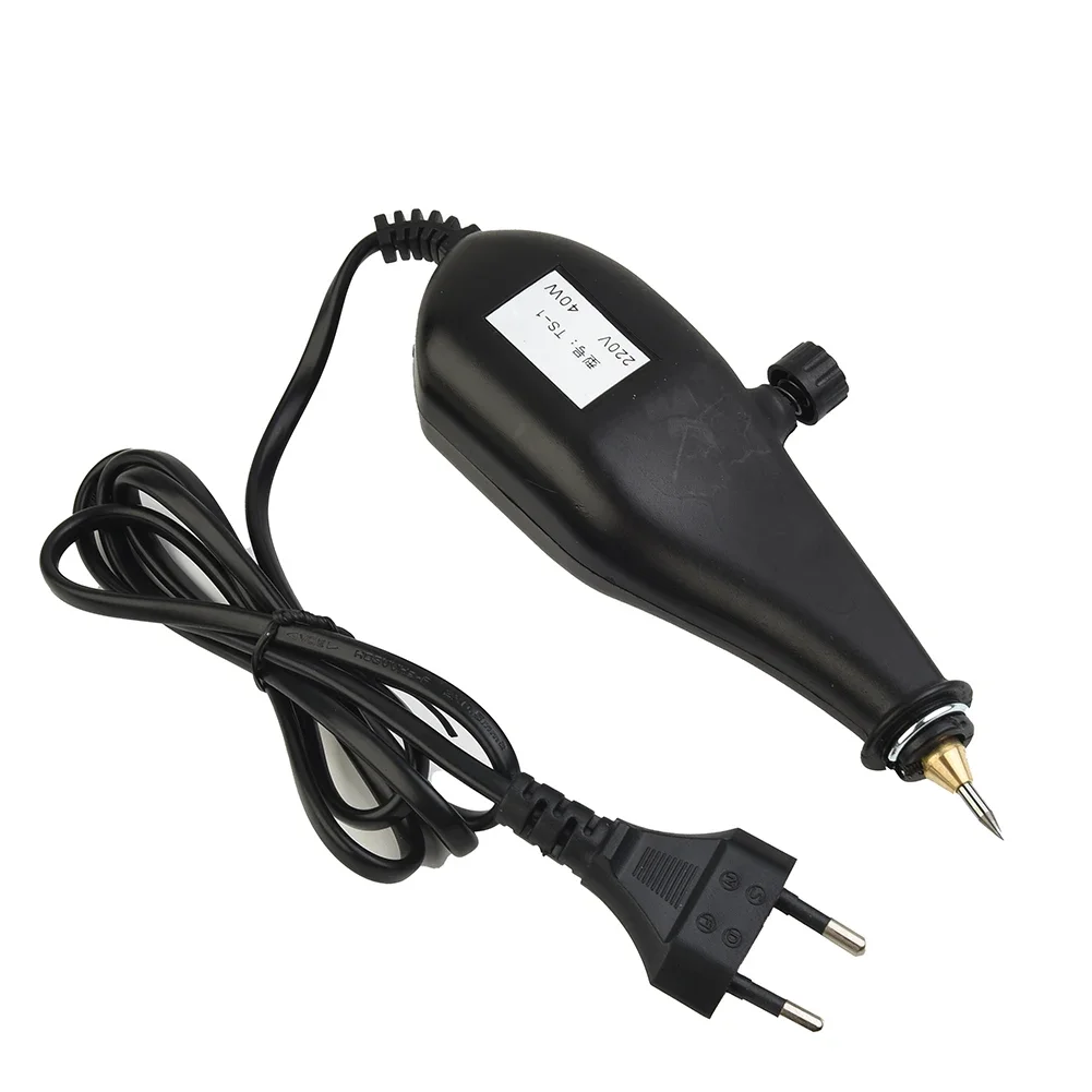 Pluma de grabado eléctrica, herramienta de grabado, 220V, 40W, 0.1A, máquina Plotter, puntas de cincel, madera, Metal, vidrio, piedra