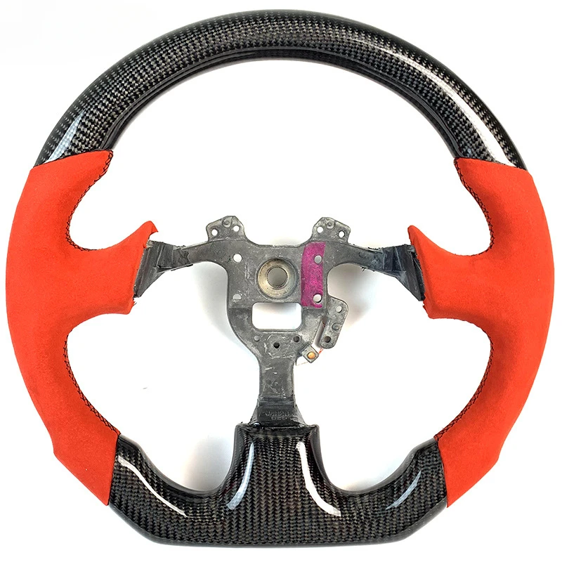 

Руль Fengxuan для Honda S2000 2005-2011, LED, карбон, замша, кожа