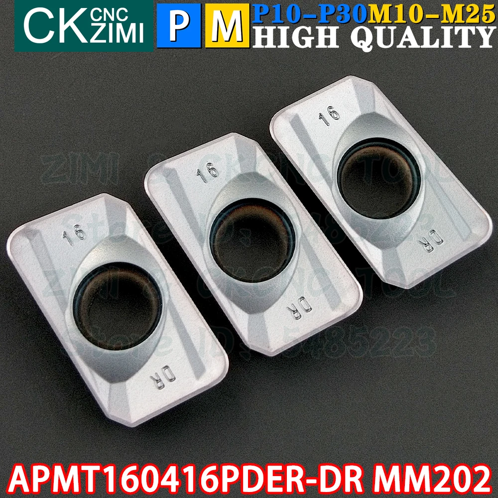 APMT160416PDER-DR MM202 APMT 160416 PDER MM202 كربيد إدراج الكتف طحن إدراج أدوات APMT160416 PDER DR APMT1604 APMT 1604 آلة خرط تعمل بالتحكم الرقمي بواسطة الحاسوب فهرسة أداة القطع