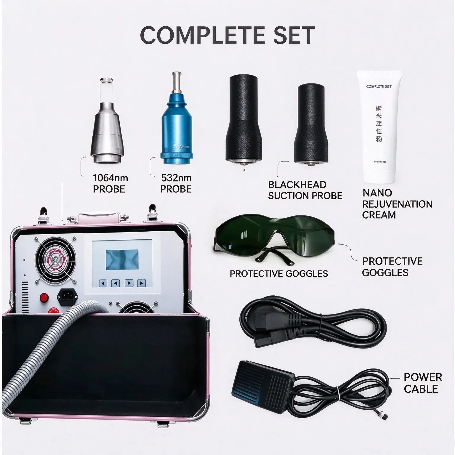 Multi Functional All-In-One Machine For Removing Pigments,Freckles, Whitening, Oil Control, And Yellowing In Beauty salons