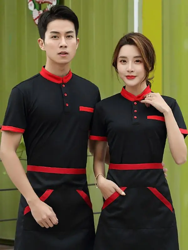 

Форменная одежда для ресторанов и гостиничного бизнеса, смесовая ткань (полиэстер/хлопок), весна 209