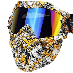 Schutz maske Motorrad brille mx atv Motorrad Offroad Skifahren Radfahren Outdoor Sport Helm Maske