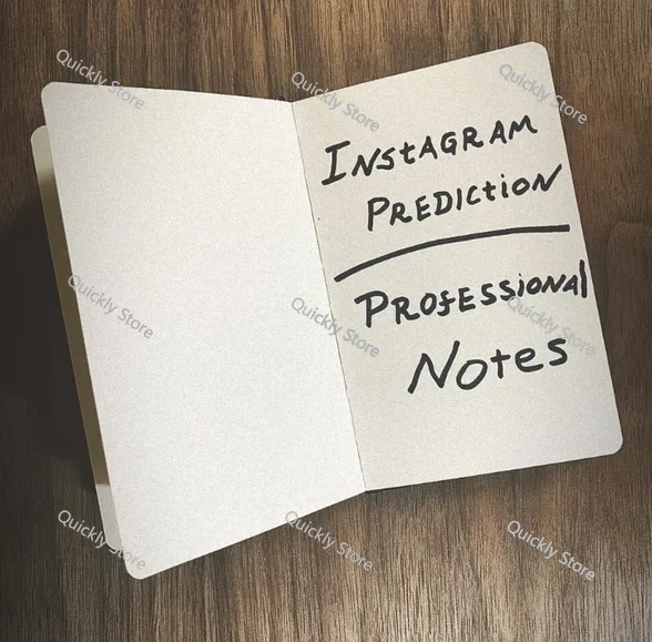 

Joe Diamond - Instagram Prediction - Pro Notes Magic tricks (Instant Download) Quickly send