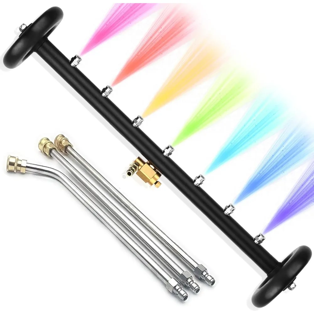 

2-в-1 24 Двуфункциональный очиститель для мойки высокого давления ходовой части, очиститель поверхностей для насадки для мойки высокого давления, под корпус C