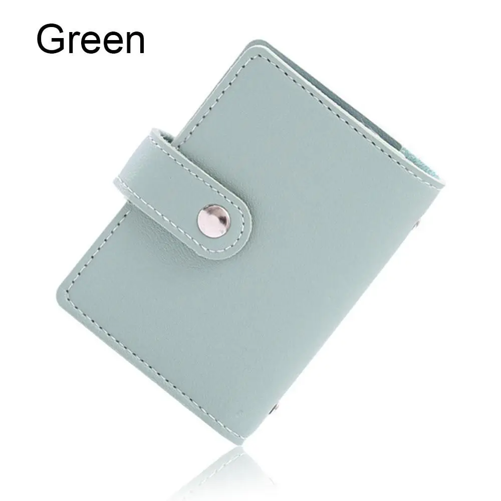 26 Card Slots RFID Blocking PU Leather Women Credit Card Wallet Fashion Cute Cards Holder Wallet For Cards Cardholder Slim