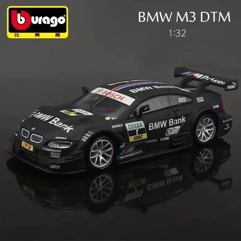 Bburago 1:32 BMW M3 DTM #1 #7 Alloy Racing Car Model Diecast Metal Toy Vehicles Car Model Simulation Collection Children Gifts