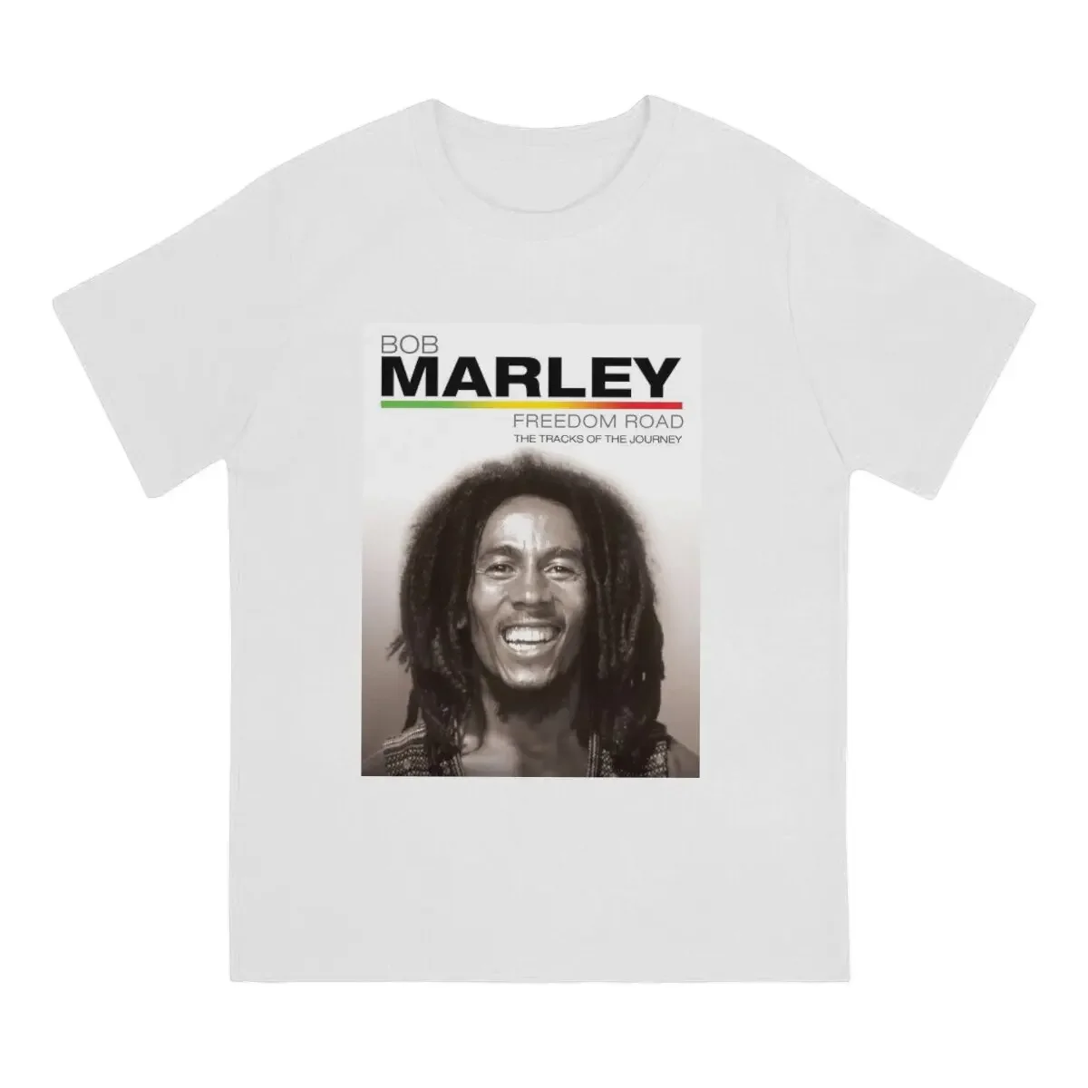 Freedom Road Men's T Shirt B-Bob Marley Music Funny Tees Short Sleeve O Neck T-Shirt Cotton Gift Clothes