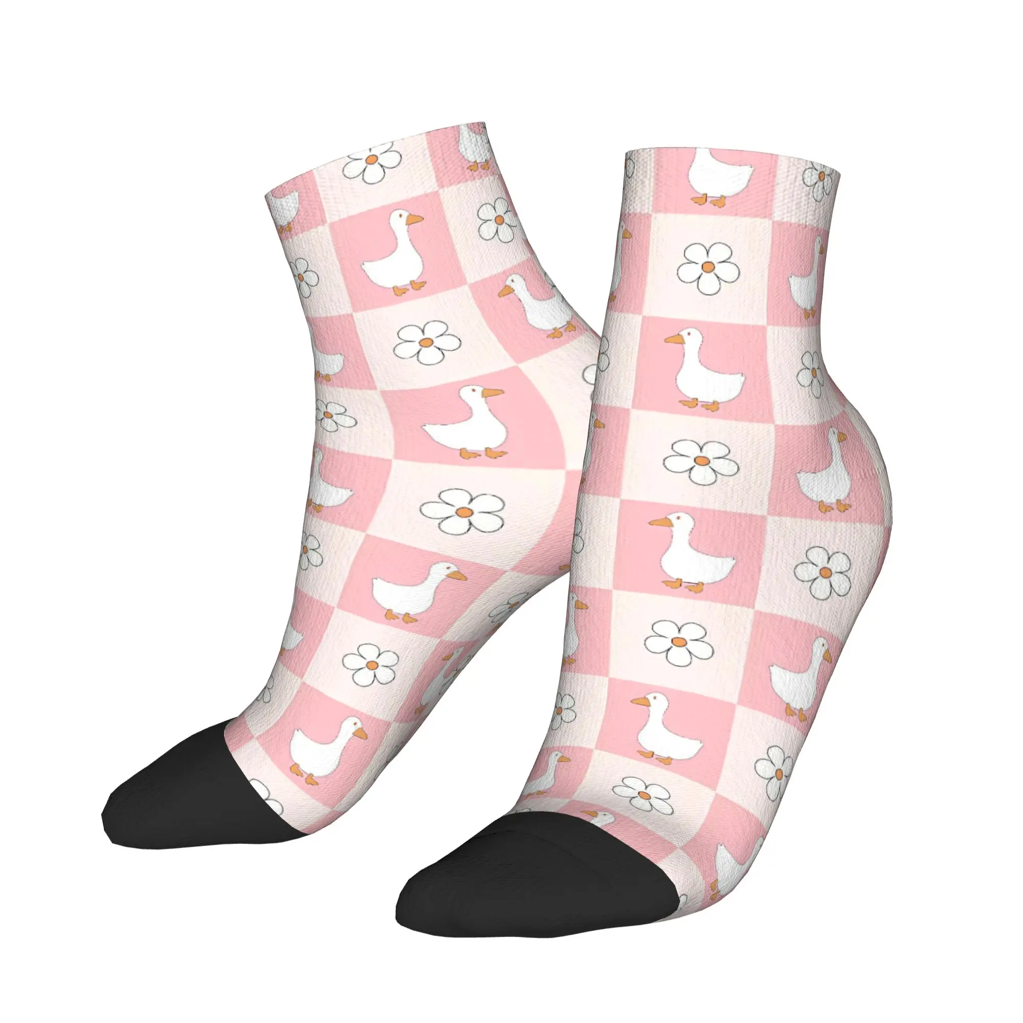 

Ankle Socks For Men Cute Spring Cottagecore Goose Casual Socks Printed Non-Slip Quality Soft Summer Harajuku Skateboard Sock