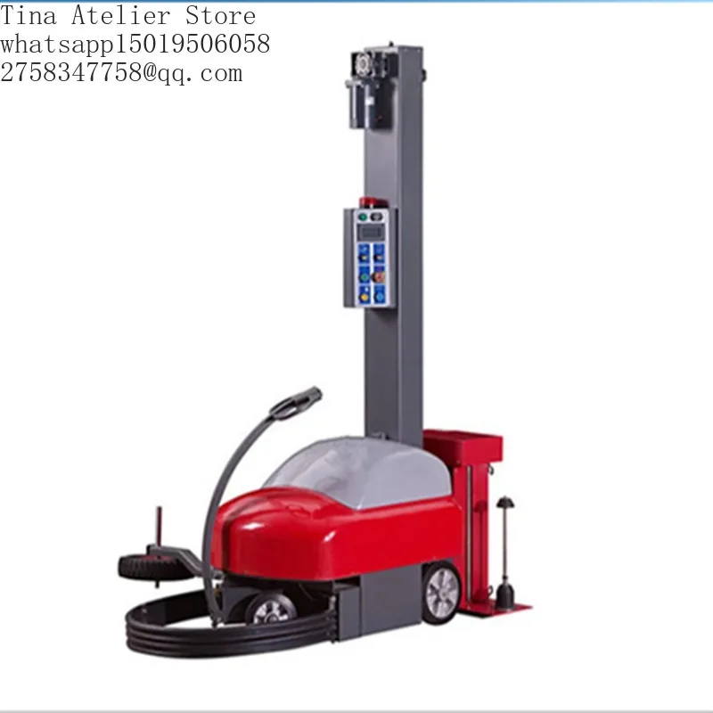 Robo=t Automatic Wrapping Machine Movable Stretch Film Wrap Machine for Goods Pallets