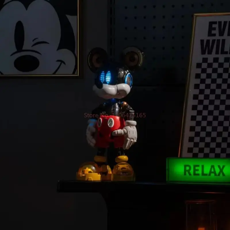 Véritable Sluban Pleyerid Mickey assemblage modèle Kit Collection originale figurines d'action Robot modèle Statue jouets passe-temps cadeau