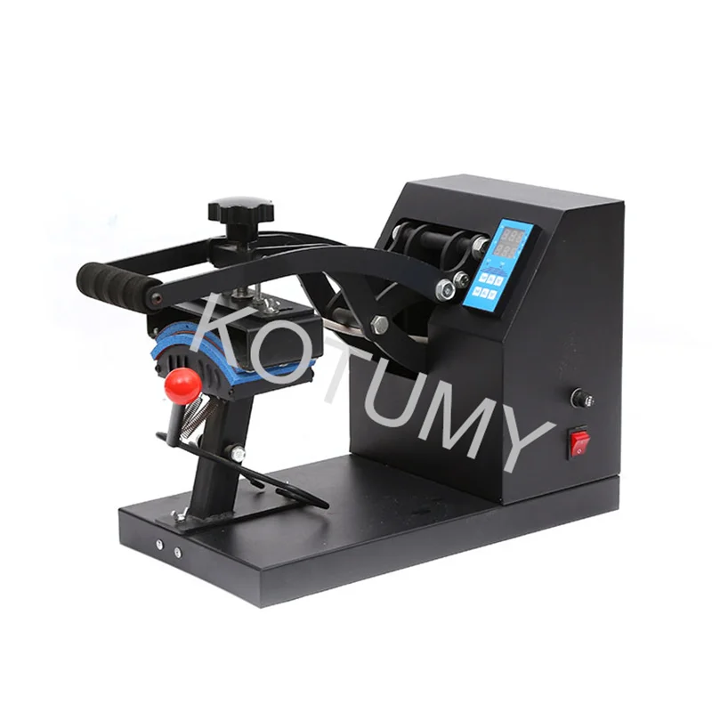 Machine d'impression de chapeau chaud Portable, outils de marquage d'étiquettes incurvées, équipement de marquage de Logo de chapeau Vertical 110V/220V