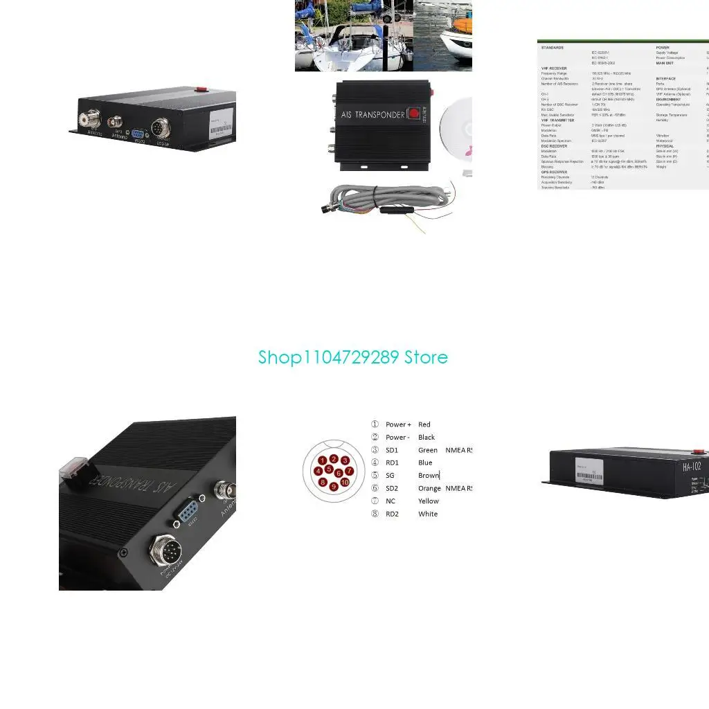D8KE Efficient Vessel Marine AIS Transceiver For Seamless Private Boats Communication