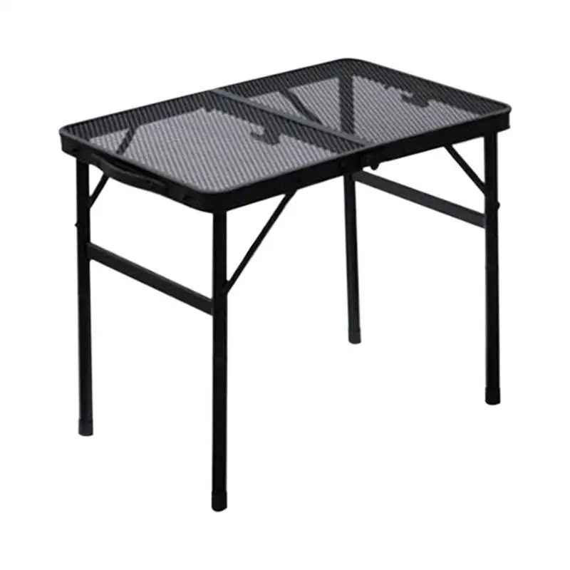 

Portable Camping Table Camping Gear Foldable Cooking Table Heavy Duty Portable BBQ Tools Adjustable Height Outdoor Gear For
