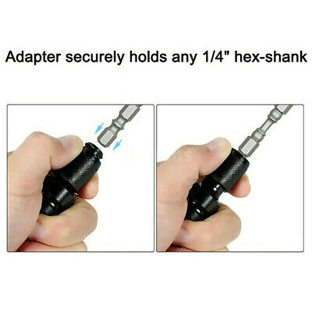 1/2 Inch To 1/4 Inch Hex Socket Adapt Electric Wrench Socket Chuck Hexagon Spanner Drive Converter Impact Tool