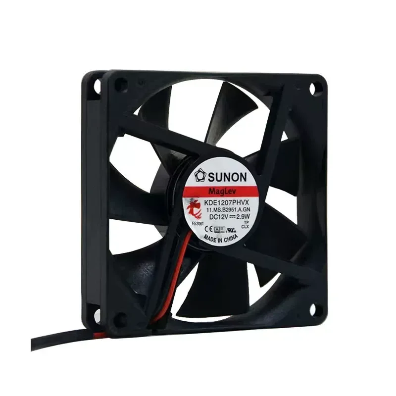 for SUNON 12V 2.9W 7015 KDE1207PHVX Silent Suspended Maglev 7cm Cooling Fan