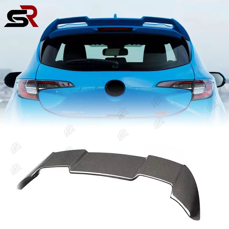 For Toyota Corolla E210 5 Door 2019 2020 2021 2022 Carbon Fiber Roof Tail Rear Luggage Top Wing Body Kit