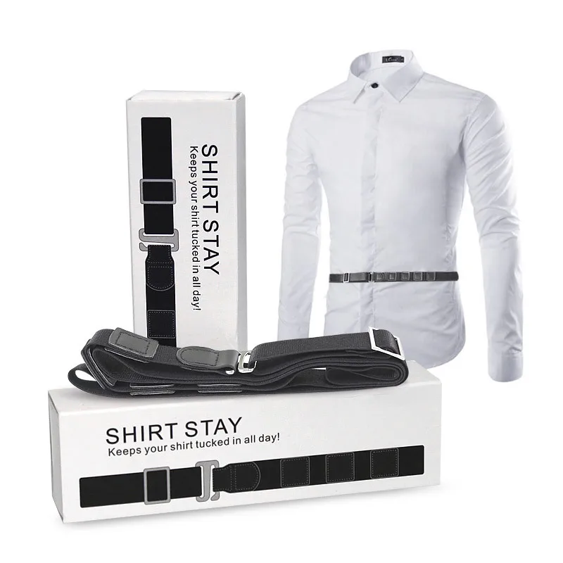 Men's and women's shirts, fixed shirts, anti-slip, anti-wrinkle, anti-slip, invisible shirts, ties, suspenders, straps