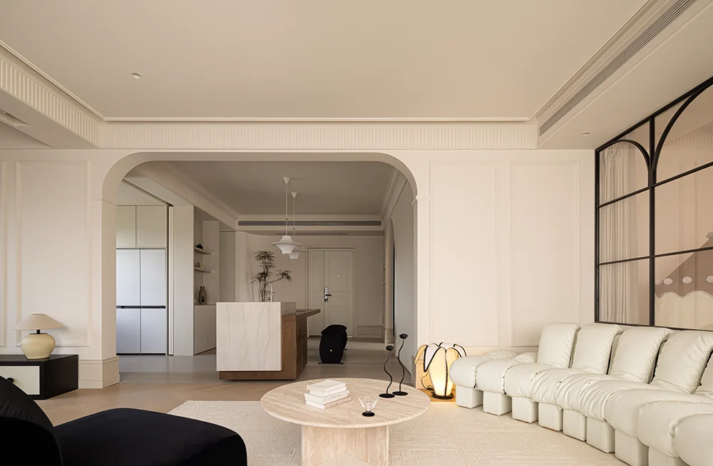 Sanhai النمط الفرنسي التصميم الداخلي منزل داخلي البناء رسم الخطة الرئيسية تخطيط المنزل قصر خدمة مخصصة العمل #4