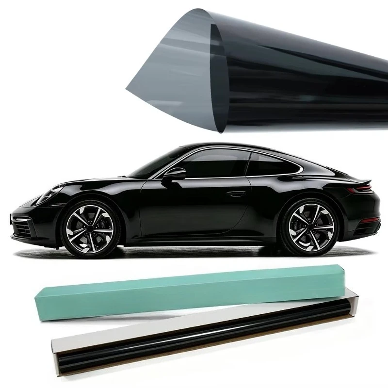 High UV 99% Window Vlt5% Solar Tint Film Primary Color Glass Protective Film Waterproof FilmMODAQIU for Car 152cm*30m