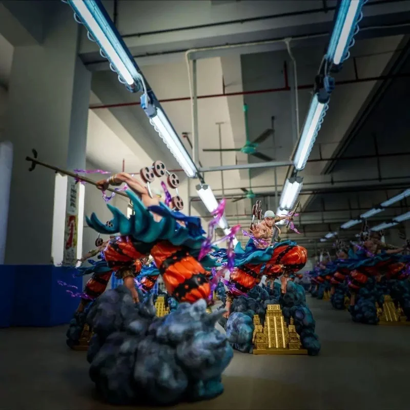 Enel One Piece Anime Action Figure - 28cm GK Model Collectible Ornament for Boys Birthday Ideal One Piece Animation Statue