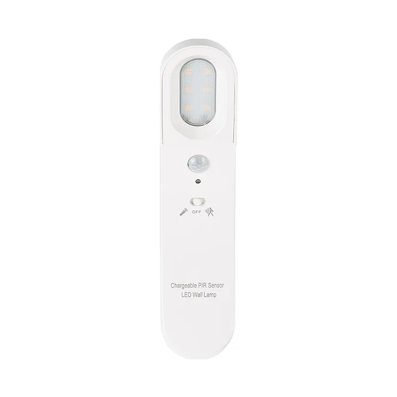 1pc inteligente led pir sensor de movimento luz noturna usb indução do corpo humano lâmpada parede lanterna emergência
