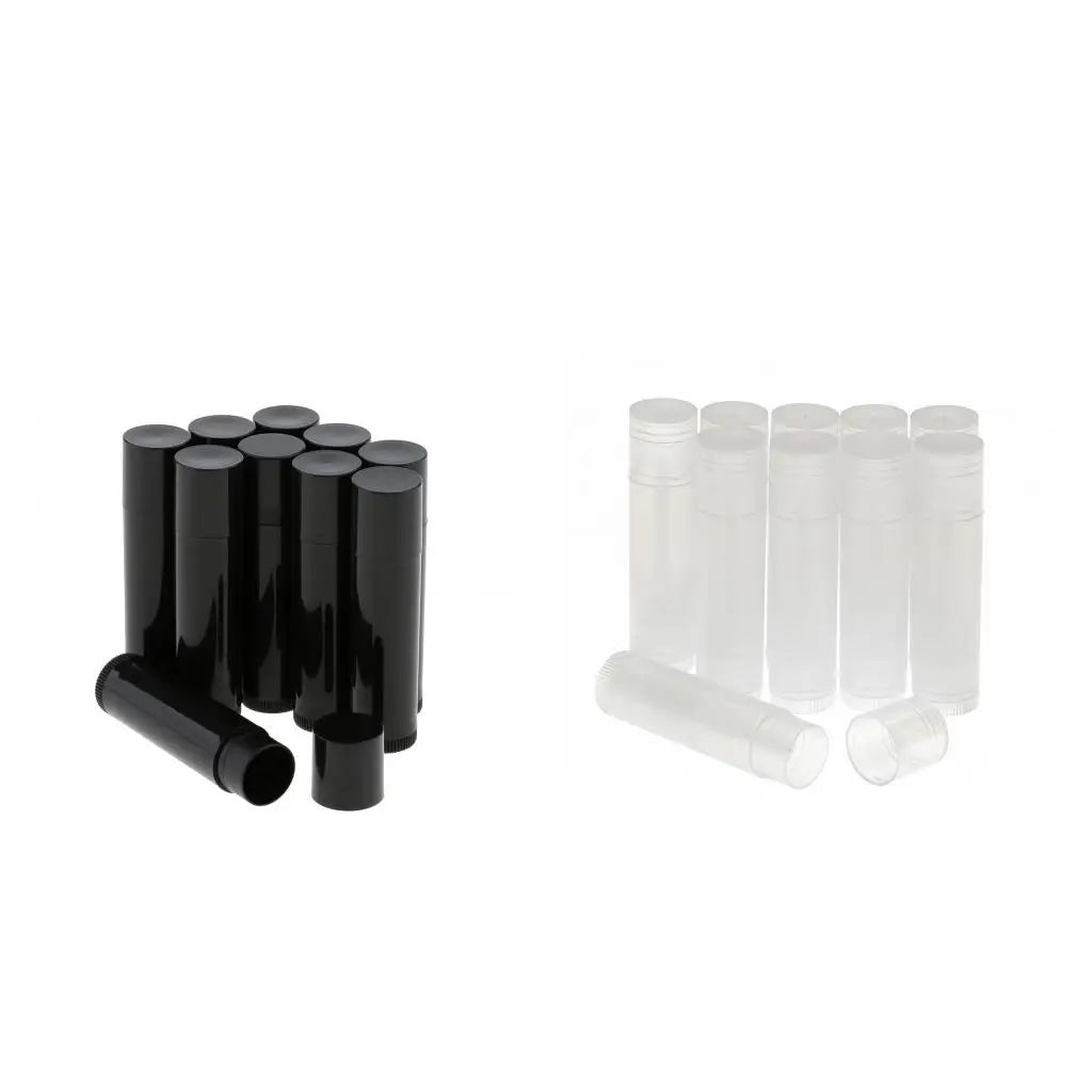 أنابيب أحمر الشفاه حاوية بلسم الشفاه البلاستيكية الفارغة، جرة مستحضرات التجميل المدمجة، حجم السفر لحقائب مستحضرات التجميل #5