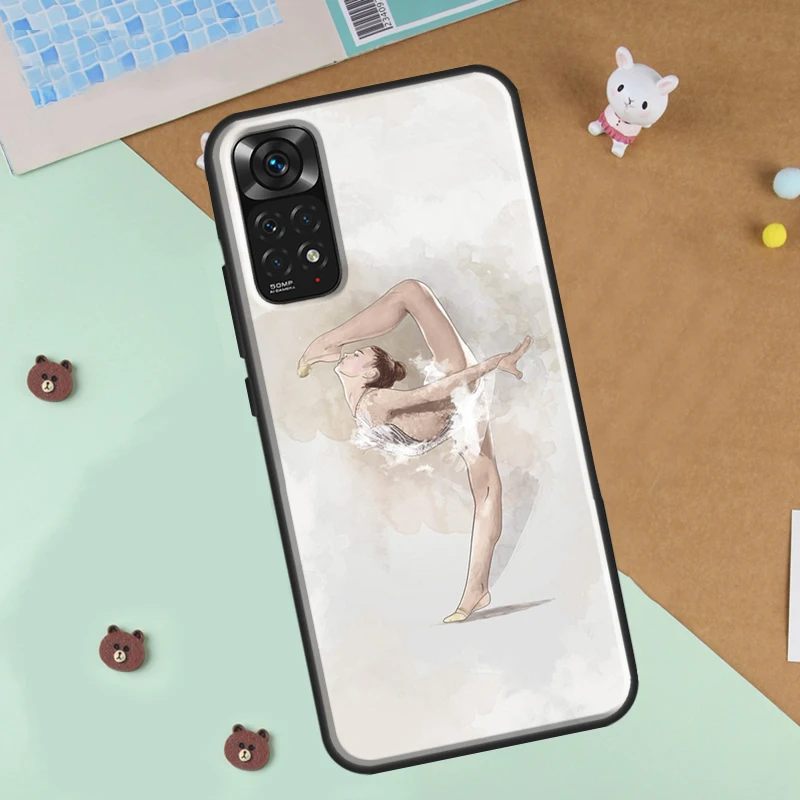 Love Gymnastics Phone Case For Xiaomi Redmi Note 12 8 9 10 11 Pro 8T 9S 10S 11S 12S 10A 9C 10C 12C Cover