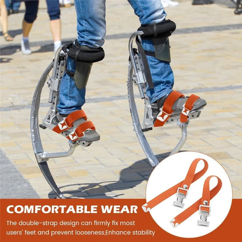 Abrap correias de inclinação para drywall, correias ajustáveis para pernas, kit de correias para pés de drywall, correias de retenção de perna de nylon, peça de substituição para inclinação