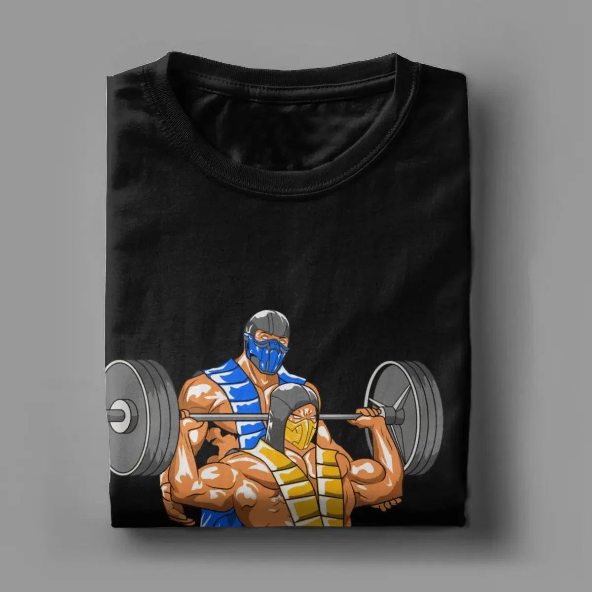 Icy Hot Spot T-Shirts Men Cotton T Shirts Mortal Kombat Sub Zero Scorpion Mk11 Arcade Game Short Sleeve Tees Plus Size Clothes