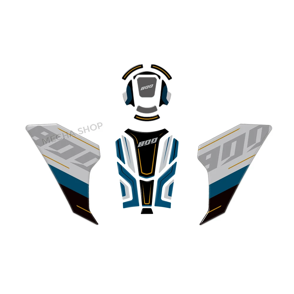 

Наборы наклеек для CFMoto 800MT 800 MT Explore 2023 2024 2025 в стиле Starry White