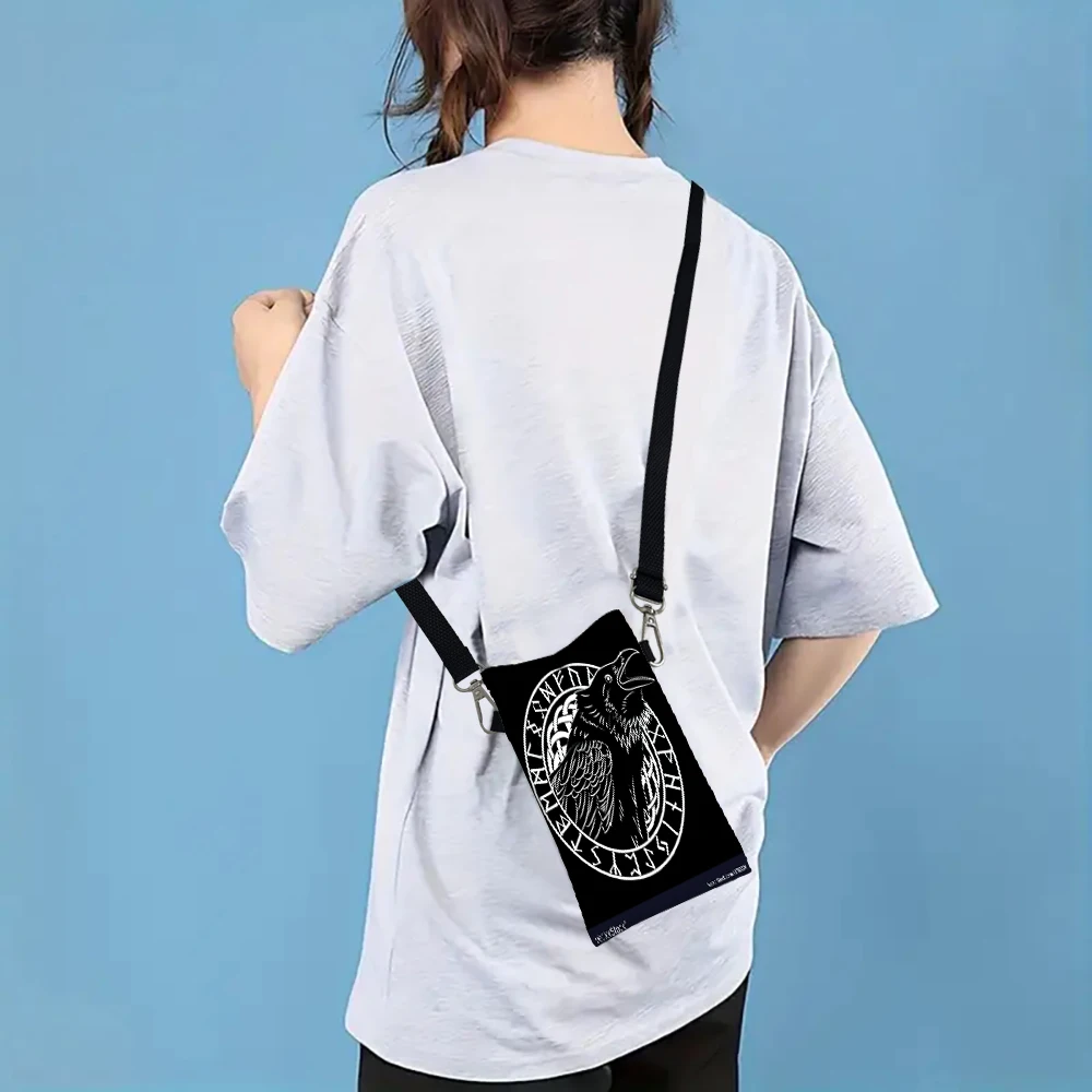 

Magic Rune Compass Nordic Runes Shoulder Bag High QualityPhone Bag with Adjustable Strap, Casual Style Women's Wallet Bag3.20