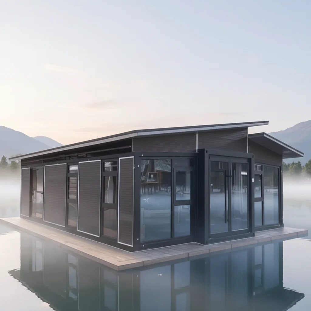 Luxury, Minimalist & Elegant Prefabricated Integrated House | Expandable Container Studio, Apartment, Kitchen, Bedroom