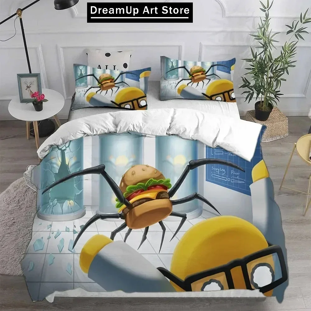 3D Print Wobbly & Life Bedding Set Cute Quilt Cover Bed Cover With Pillowcase Twin Single Queen King Size Boys Adult Home