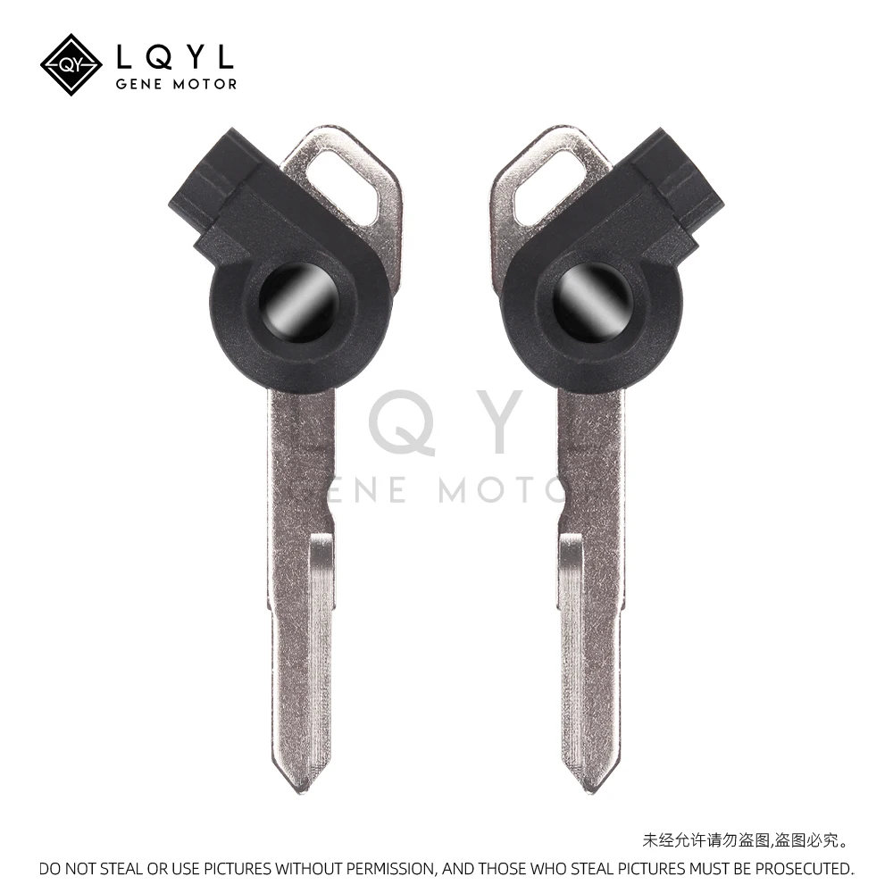 LQYL Blank Key Motorcycle Left Right Groove Magnetic Keys For YAMAHA NMAX155 Jinzhan 125 Aurora Third Generation Lh125T-C