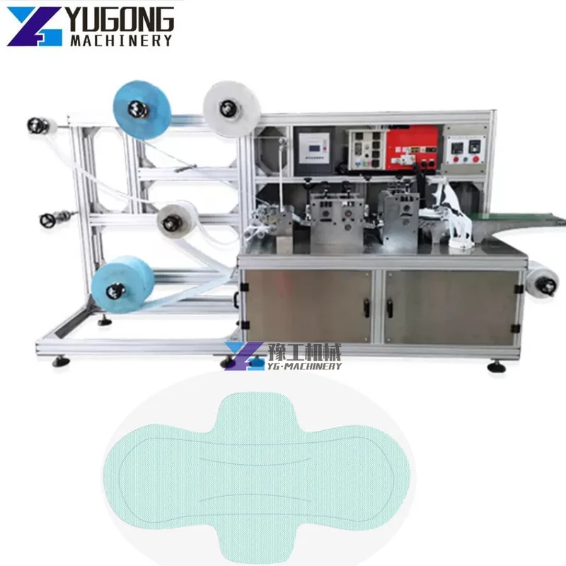 Cheap Simple Automatic Women Lady Small Sanitary Napkin and Diaper Making Machine Low Price