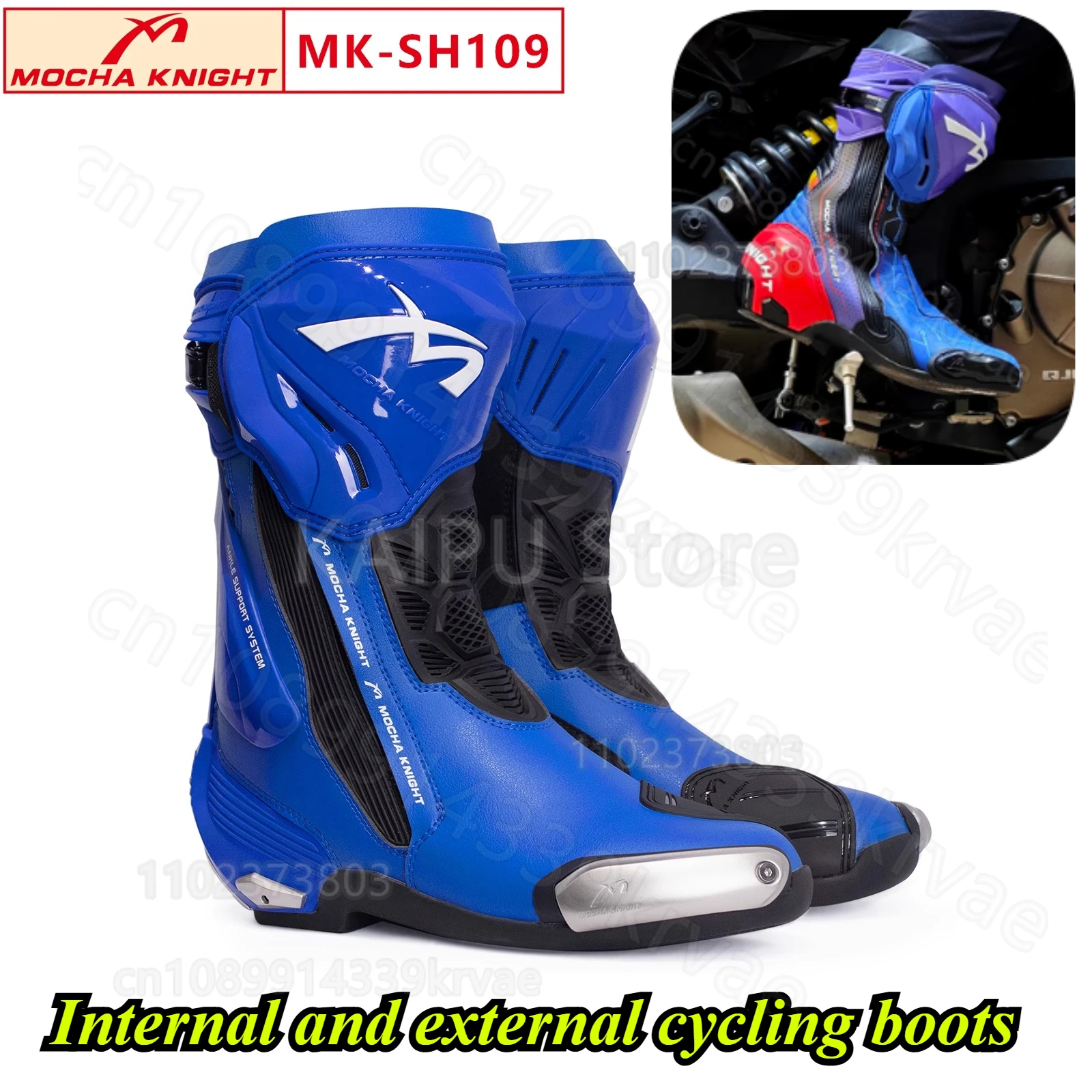 Motorcycle Track Riding Boots CE Certification Professional Racing Botas BENKIA Waterproof Boots High Quality Botas Motocross