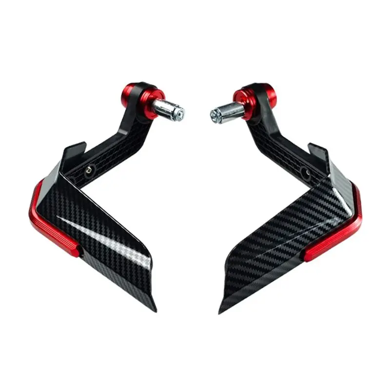 

M45K-Motorcycle Handle Wind Protector Hand Guards Wind Protector Grip Protect Cover Red