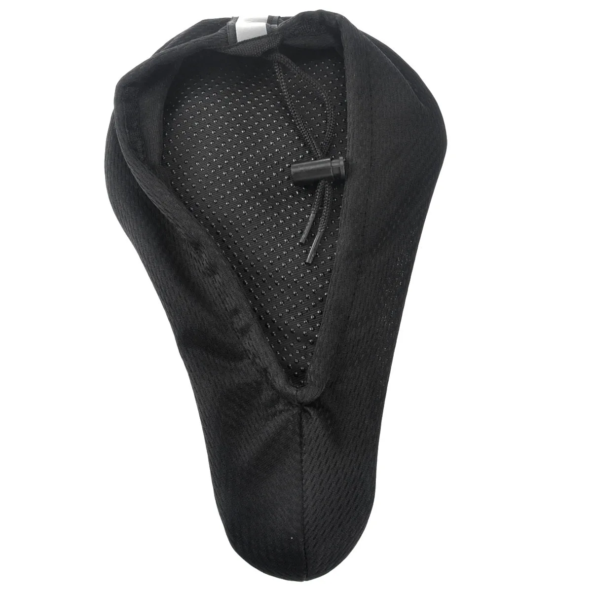 3D Saddle Seat Cover Black 29Cm*17Cm Memory Foam Cushion For Bike Mountain Road Folding Bikes Non-Slip Breathable
