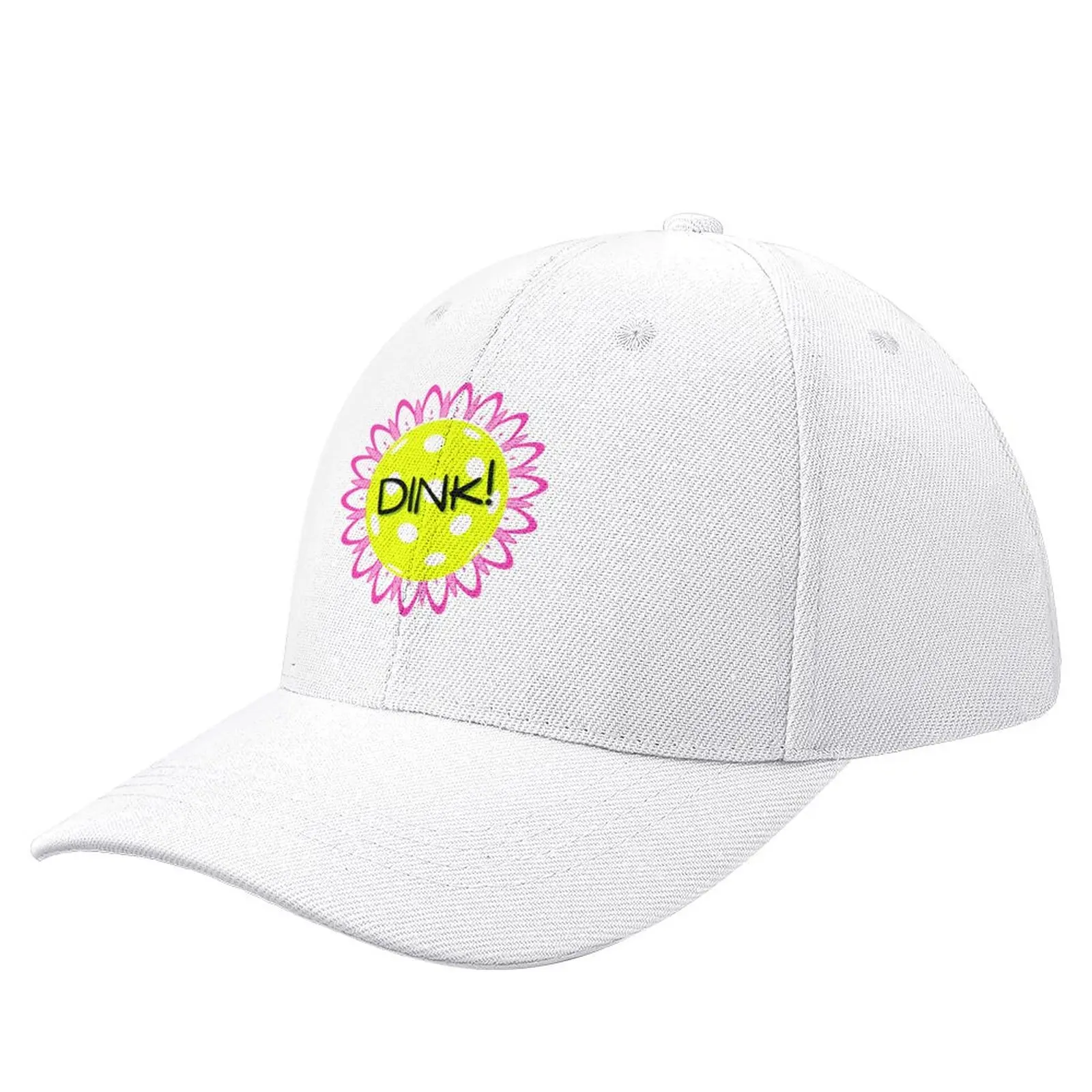 Pickleball Dink! Flower Baseball Cap beach hat Golf Cap Hat Man For The Sun Custom Cap For Women 2024 Men's