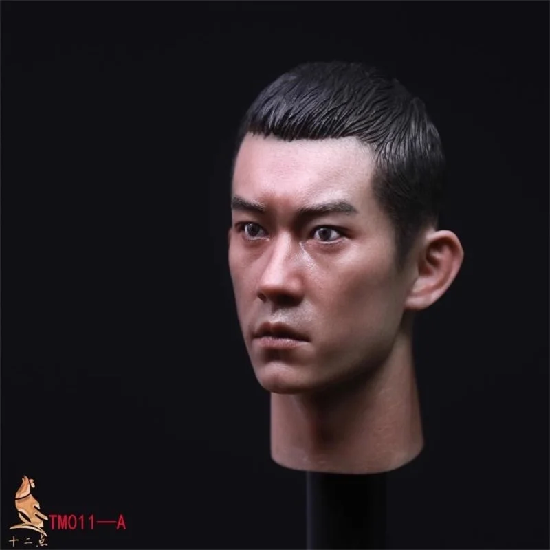 TM011 1/6 Male Soldier Chinese People Volunteers High Quality Head Carving Model Fit 12'' Action Figure Body In Stock