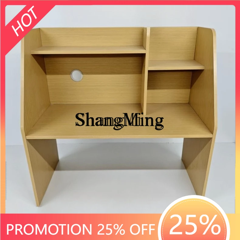 FG good-looking  bed study computer desk bookshelf desk integrated bedroom laptop shelf