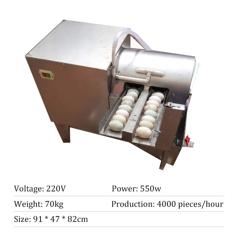 Mesin Pembersih Telur Angsa Sikat Mesin Cuci Telur Bersih Untuk Restoran