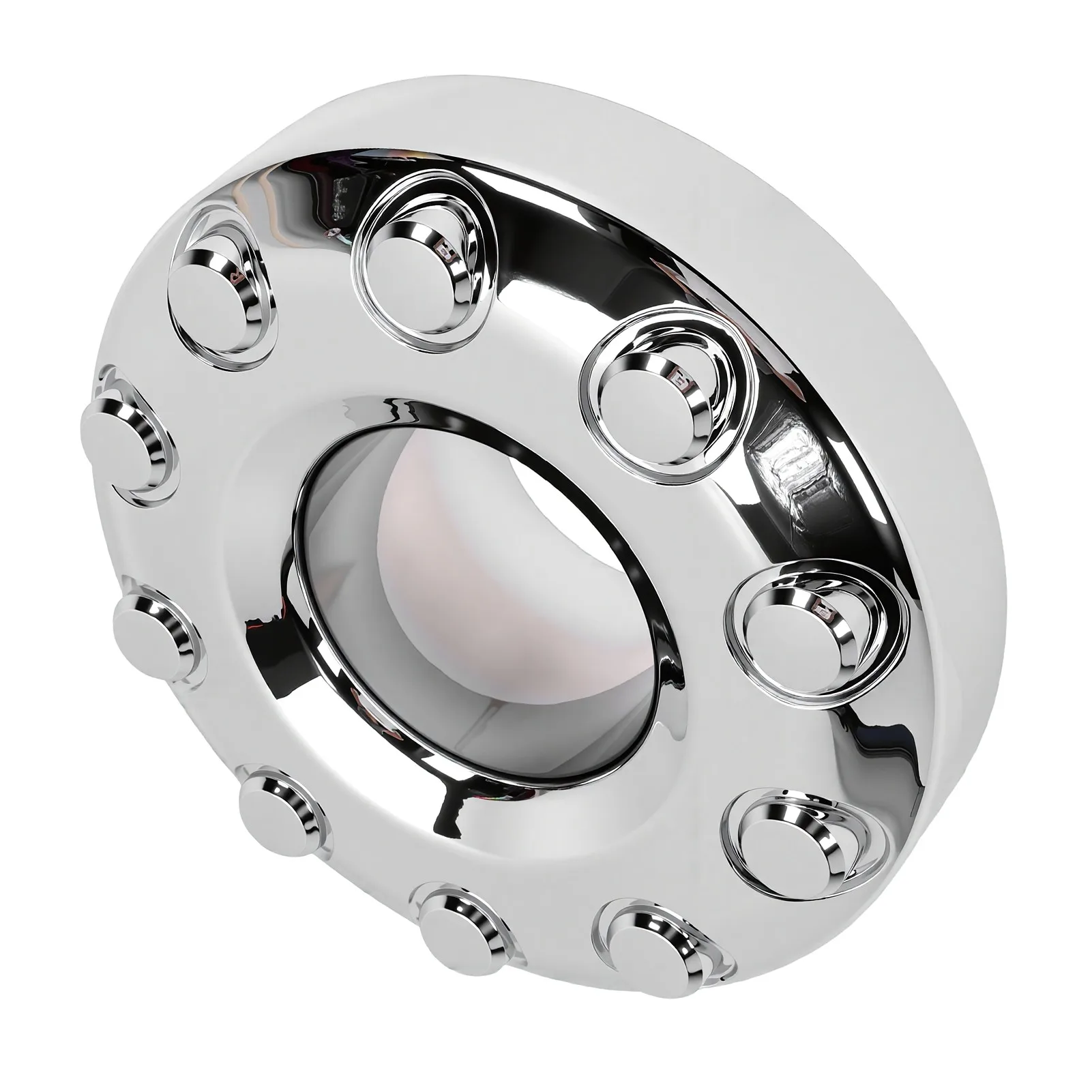 19.5inch Front Wheel Center Hub Cap Replacement for Ford F-450 F-550 Super Duty 2017-2026 HC3Z1130W Chrome Wheel Center Hub Cap