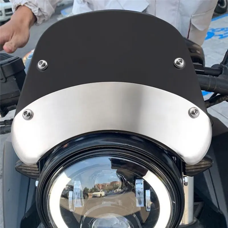 Leading-Edge-Motorcycle Windshield Wind Deflector Windscreen For HONDA CT125 CT 125 Super Cub 2020-2021
