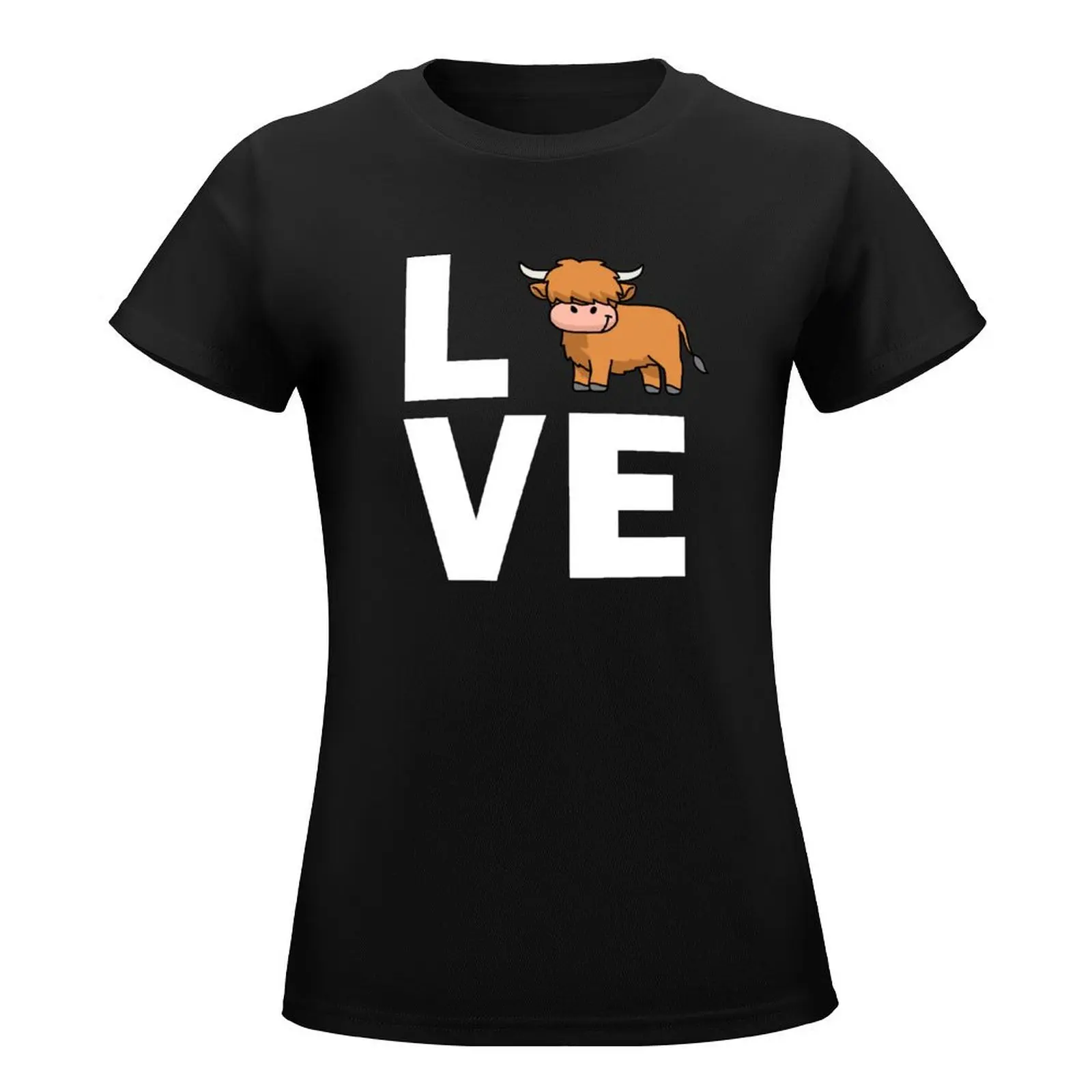 Highland Cow Gifts Men Girls Women Scottish Highland Cow T-Shirt heavyweights Aesthetic clothing Women clothing