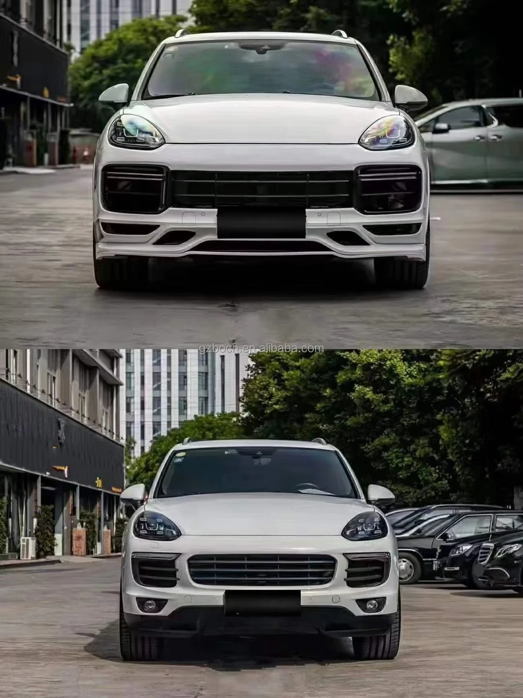 Auto Accessories for  2011 2012 2013 2014 Cayenne 958.2 Modify Turbo 2021 Bumper Kit Car Grill PDLS Headlights