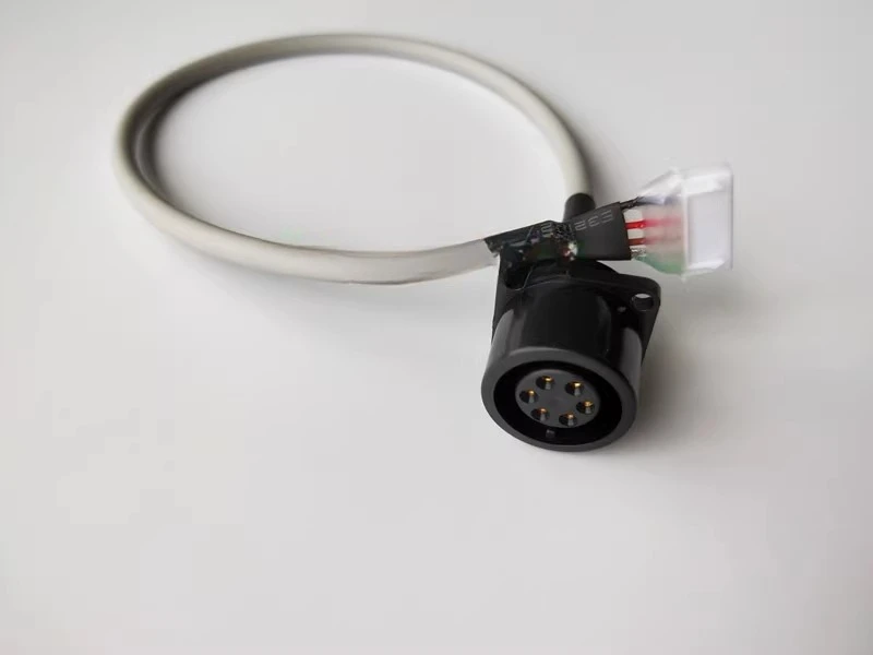 Compatible with For Mindrays Jinkeweis Polaroid ECG monitors socket 6-hole ECG signal cable lead wire connector