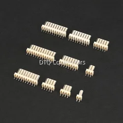 50pcs 2510-A KF2510 Connector 2.54MM Pitch Male Pin Header 2P/3P/4P/5P/6P/7P/8P/9P/10P/11P/12P Straight needle For PCB 2.54MM